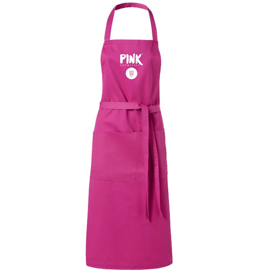 PINK Kosmetikkittel / Schürze pink